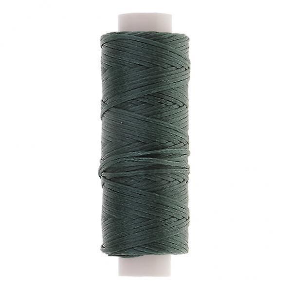 3x1 Roll Flat Waxed Polyester Thread Cord for Sewing Accessories Green