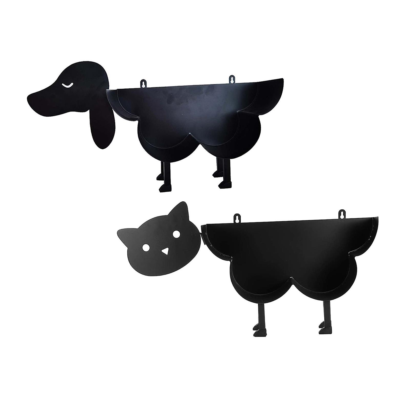 حامل ورق تواليت عدد 2، حامل تخزين قائم بذاته على الحائط، حامل لفائف ورق التواليت