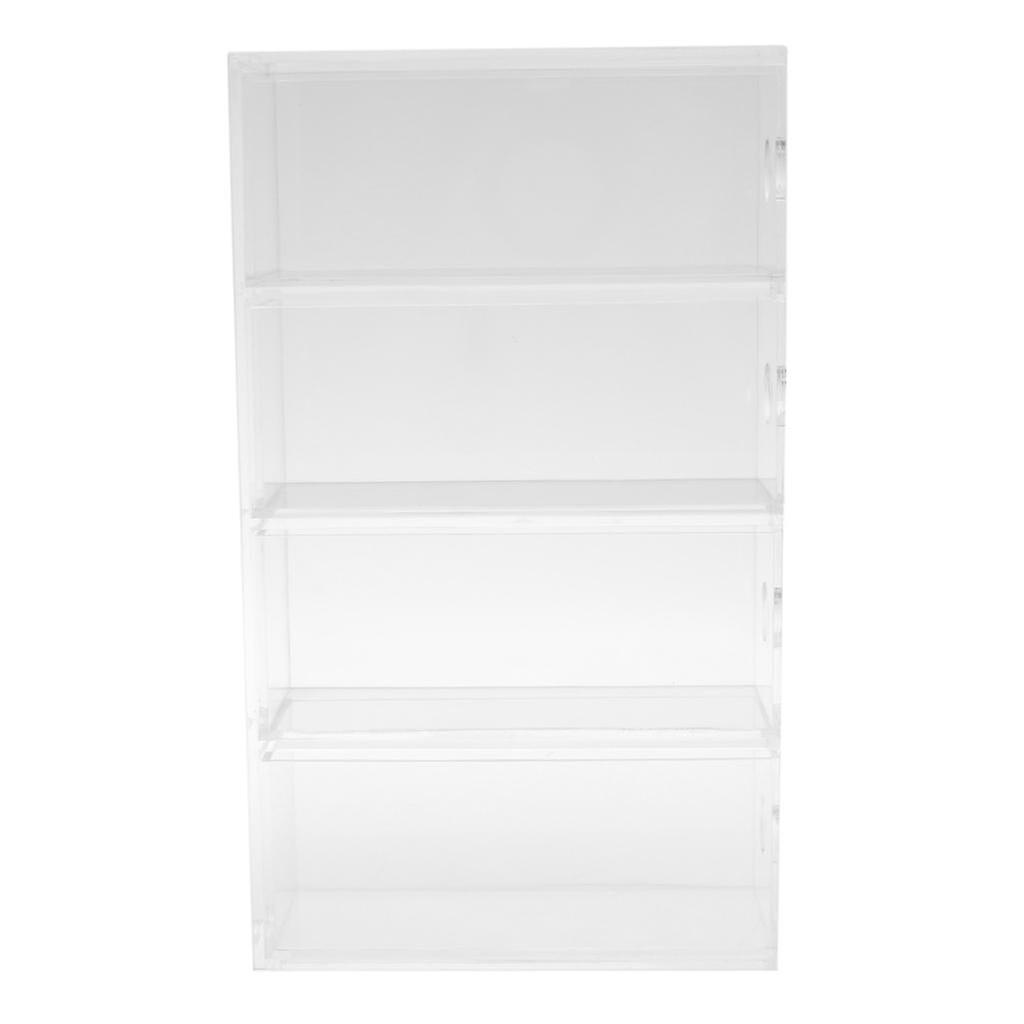 Multi-Layers Acrylic Drawer Organizer for Sunglasses Small objects 4 Layers