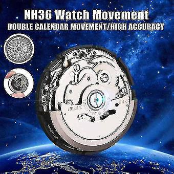 2x Automatic Watch Movement Men's Parts Mechanical Watch Movement Nh36 Movement Watch Replace Acces