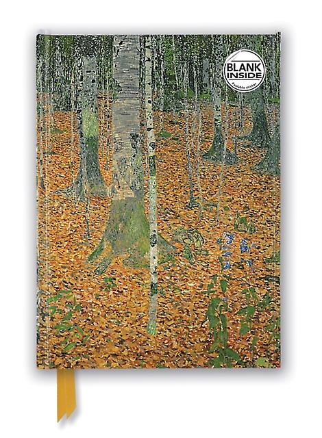 Gustav Klimt The Birch Wood Foiled Blank Journal Notebook  blank book Book