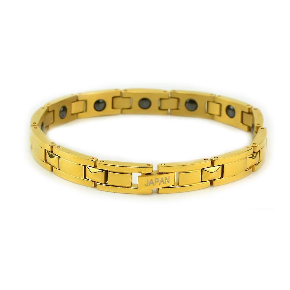 سوار من الصلب التيتانيوم الذهب مع هدية عيد ميلاد المغناطيس