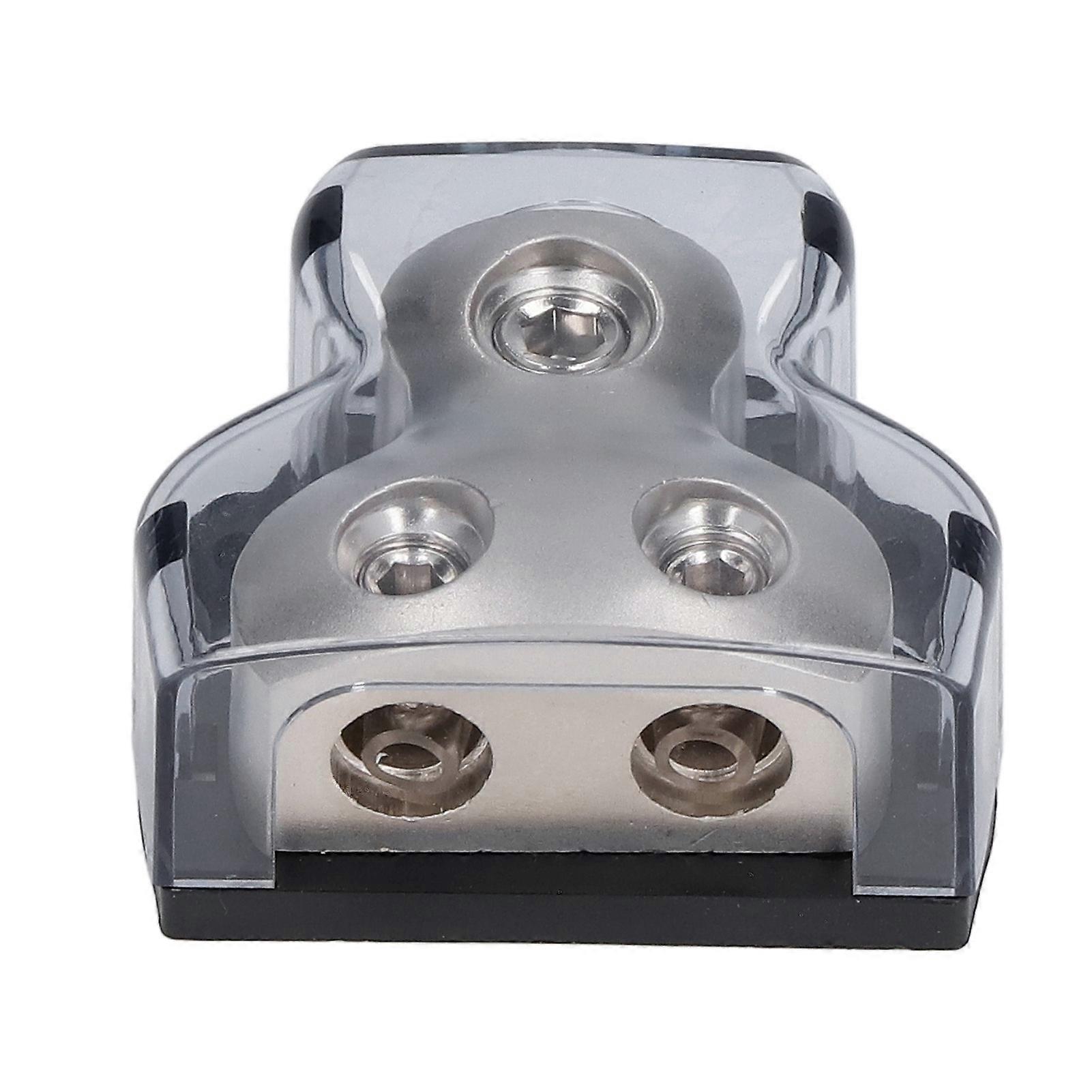 Car Audio Amplifier Splitter 2 Way Power Distribution Block Ground Distribution Connecting Block