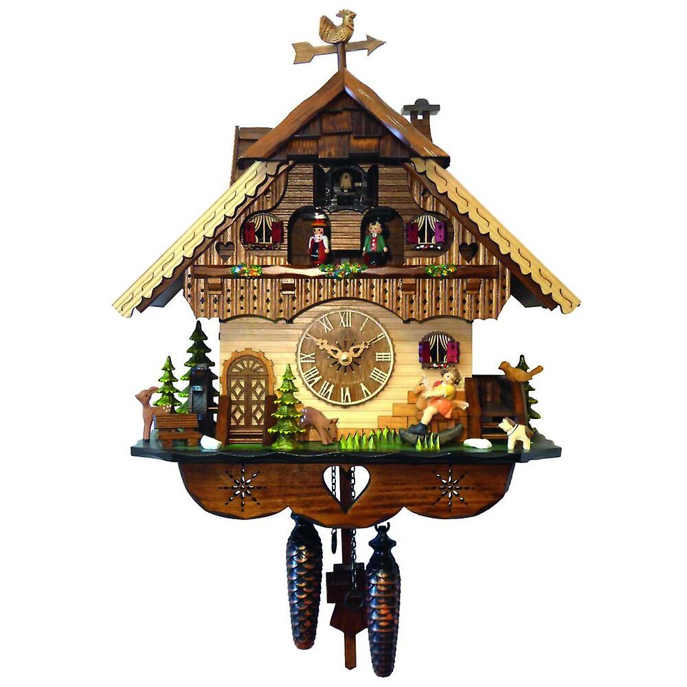 Engstler - 4845 QMT - Cuckoo Clock - Quartz - Walnut