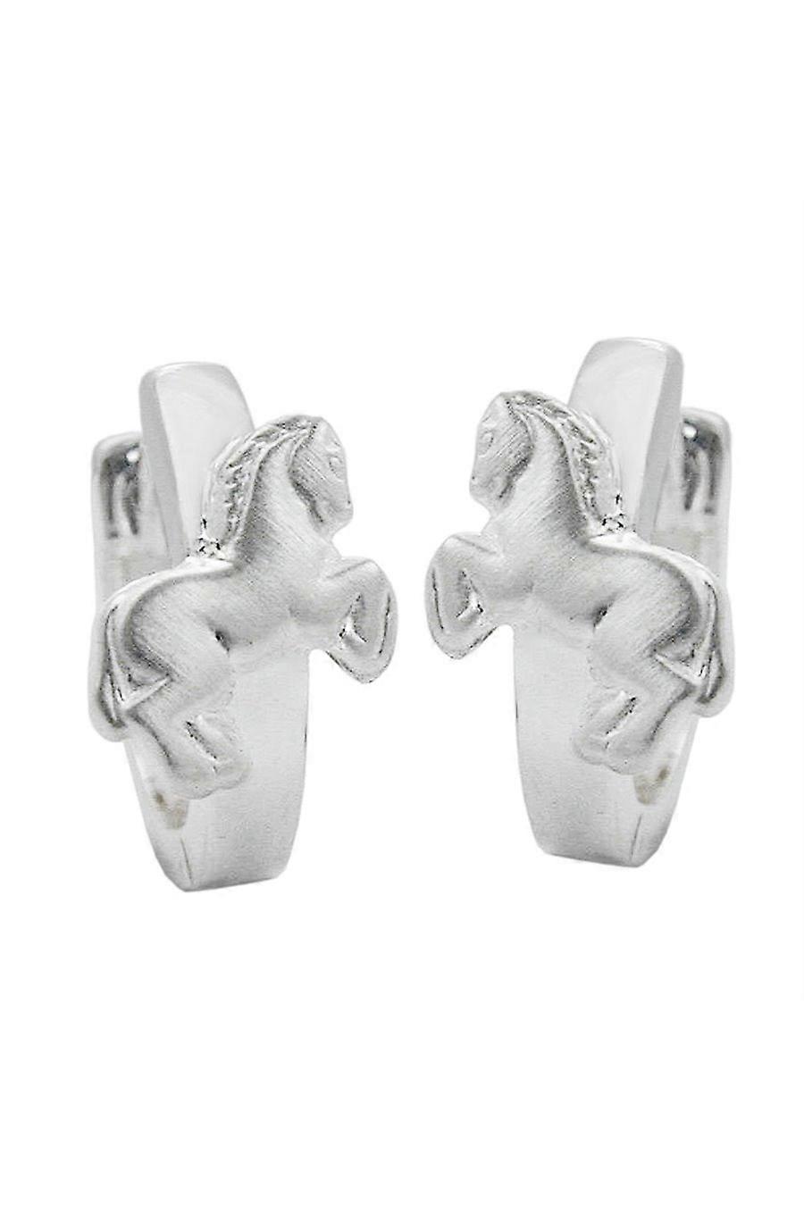 Hoop Earrings With Horses Silver 925 - Gl90932