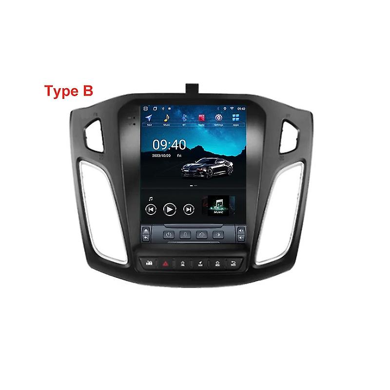Car Radio for Ford Focus 3 Mk 3 2011 - 2019 Stereo Multimedia 9.7 Inch Tesla Navigation DSP Carplay