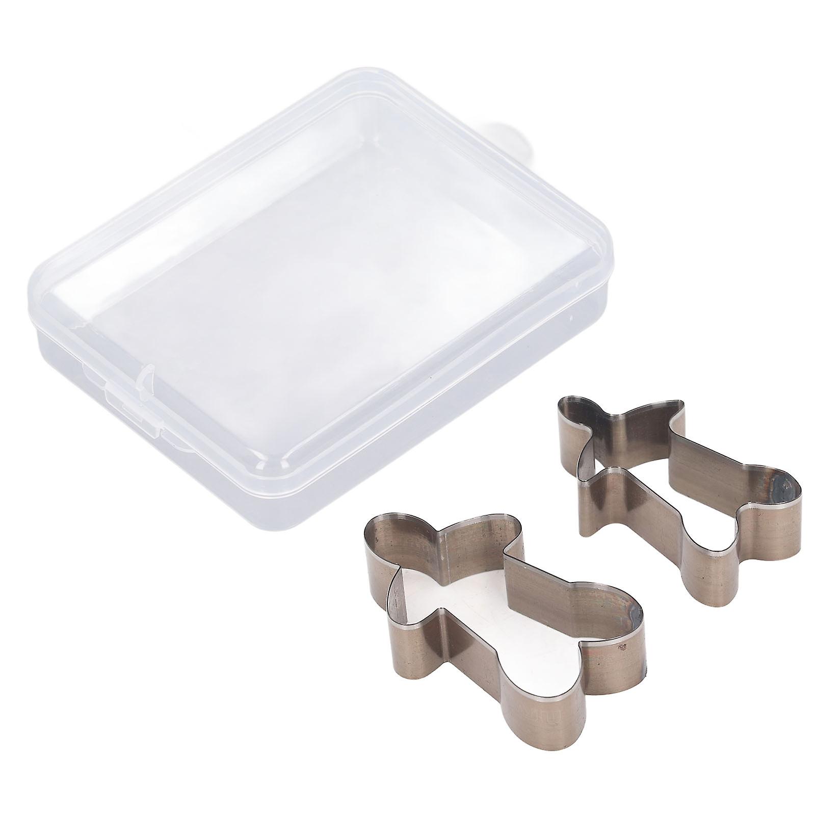 2Pcs Leather Cutting Die Set High Doll Shaped Manual Punching Molds Alloy Steel DIY Craft Tools