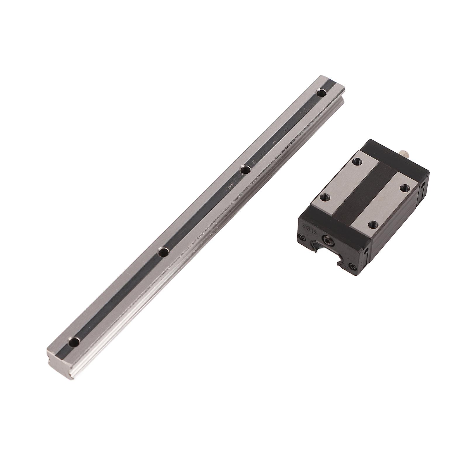 Linear Guide Rail Linear Bearing Slider Kit Ball Bearing Steel Block for 3D Printers and CNC Parts 200mm 