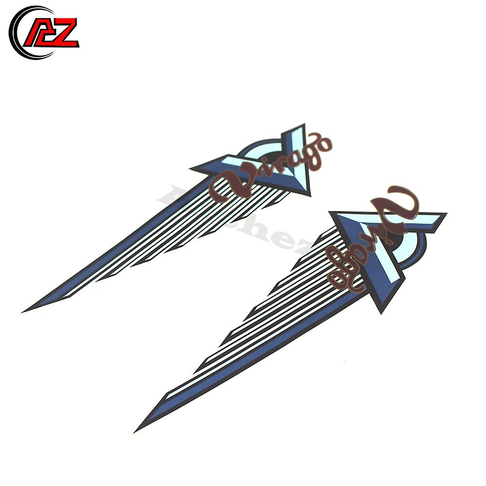 1 Paire 3D Gold Moto Huile De Carburant Huile De Carburant