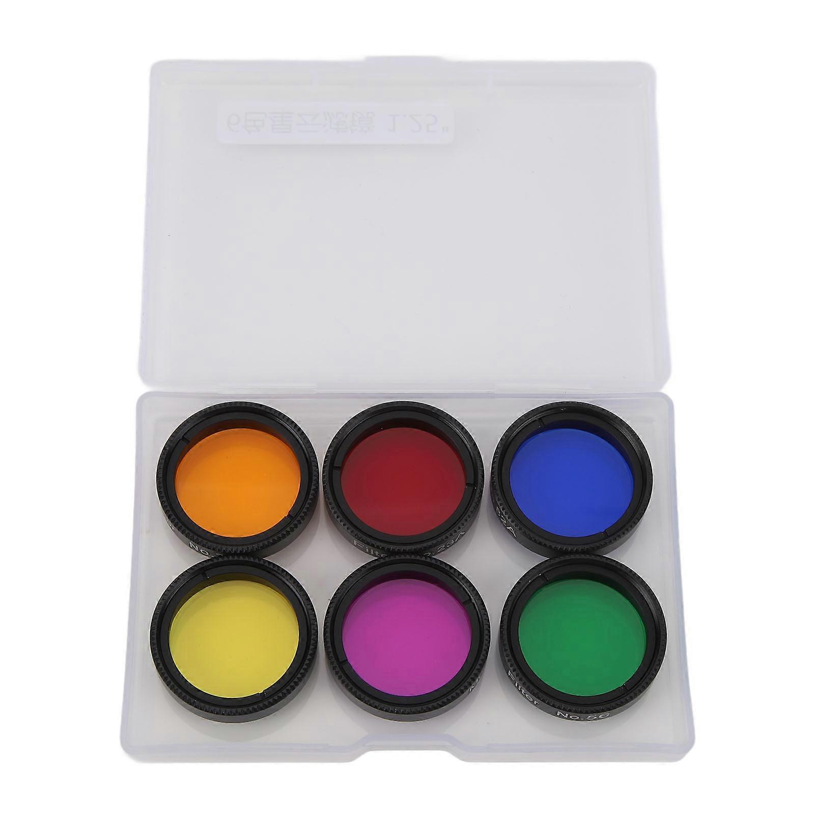 Telescope Filters 6 in 1 1.25in Compatibility Telescope Moon Filter for 1.25 Inch Telescope NO.5051
