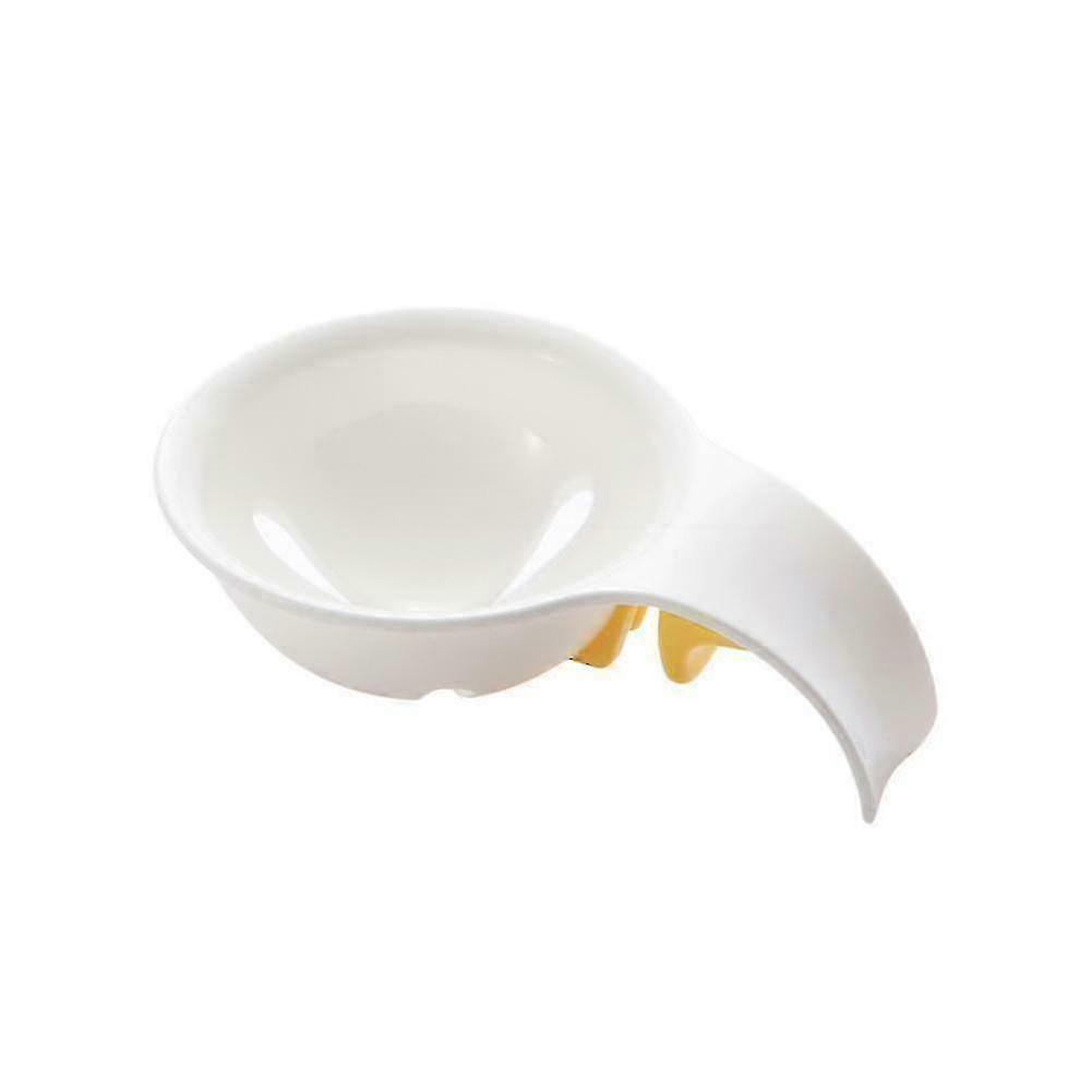 Egg Yolk Separator Separates Plastic Sieve Kitchen Accessory Tool Baking(white)(1pcs)
