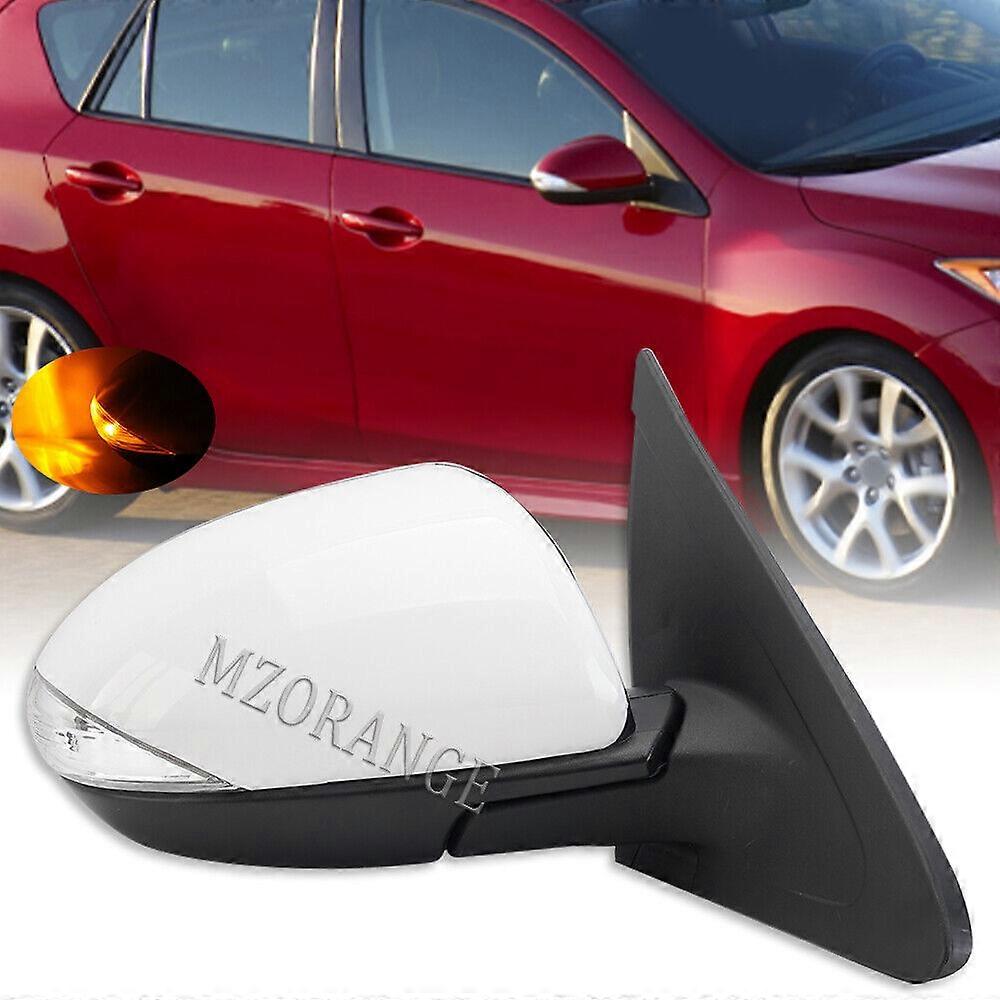 Right Driver Side Electric Door Mirror For Mazda 3 BL 2009-2013 With Indicator