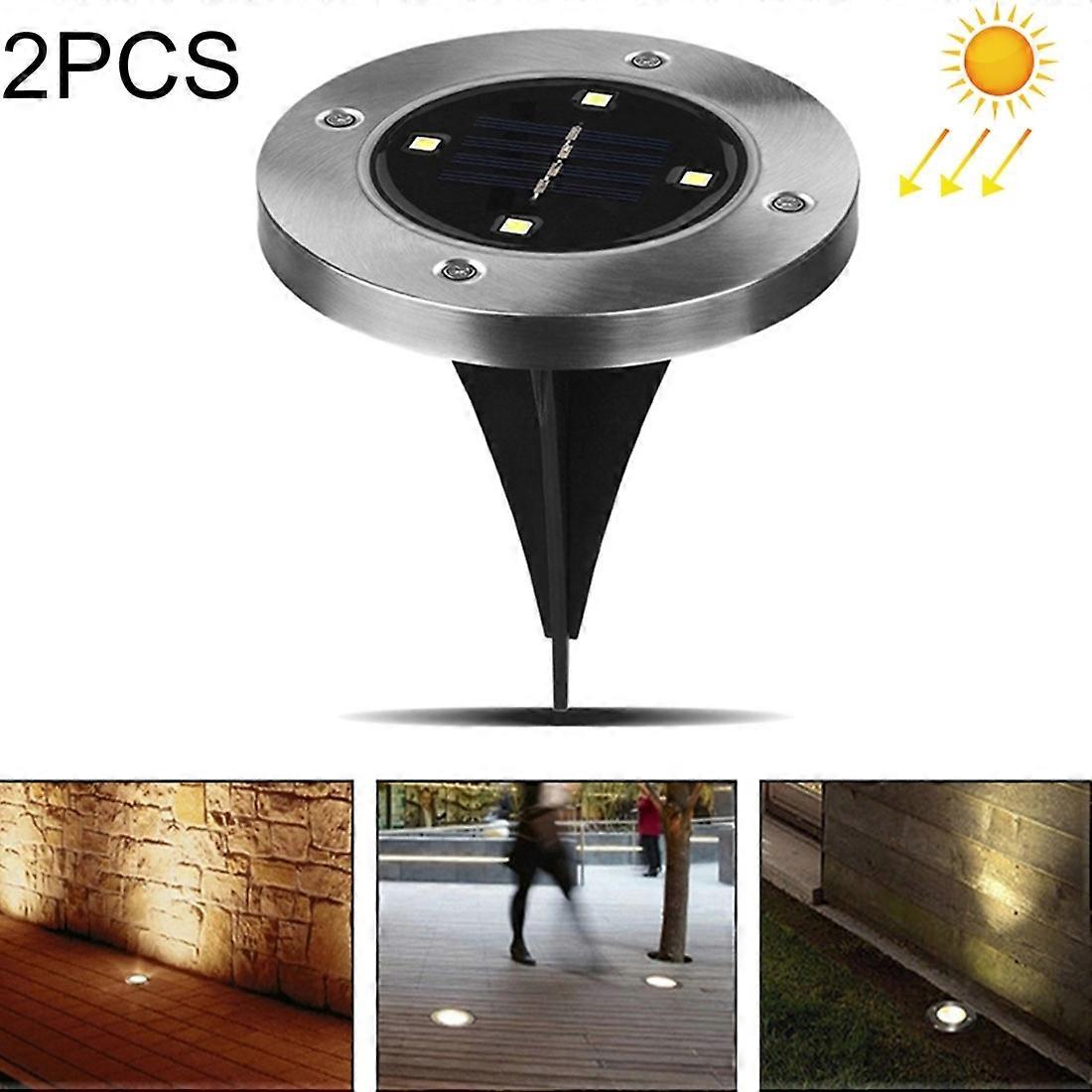 2 PCS Solar Powered Buried Light