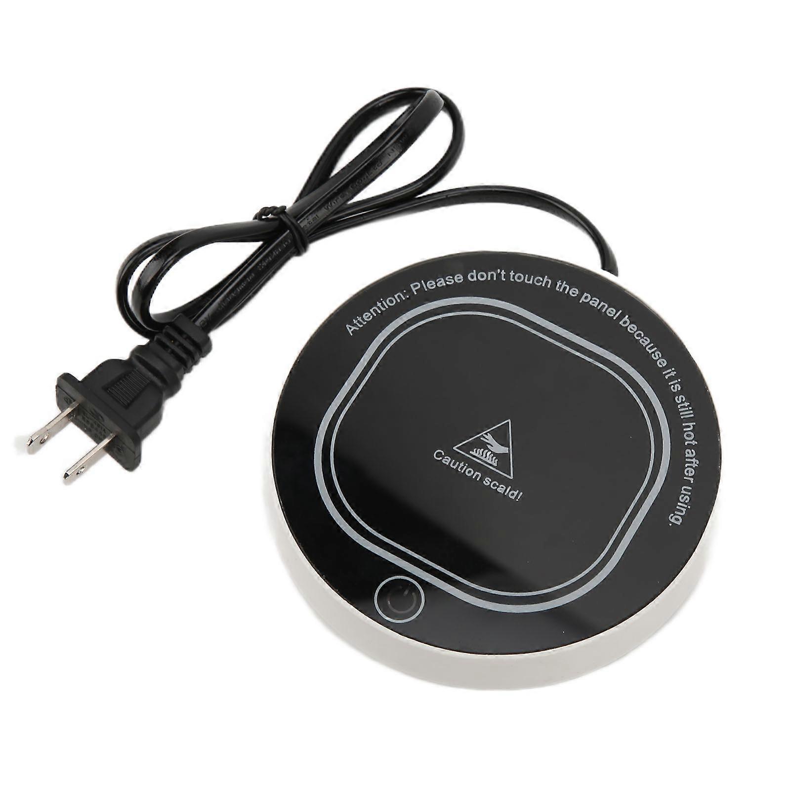 وسادة تسخين الكأس درجة حرارة ثابتة أسود USB ذكي لتسخين كوب المنفعة الحصيرة لشاي حليب القهوةقابس الولايات المتحدة 110 فولت