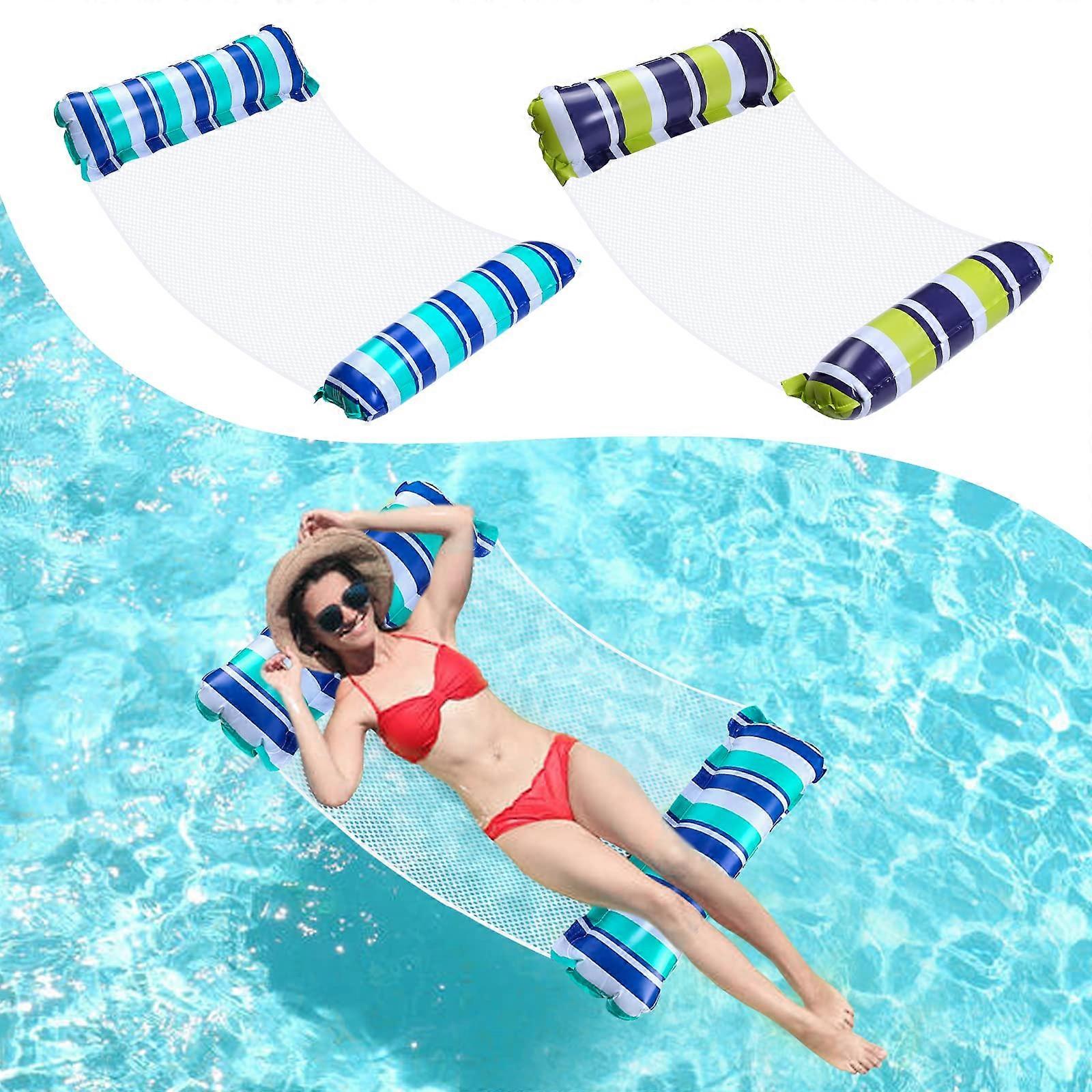Pack Water Hammock Inflatable Pool Hammock Chair, in