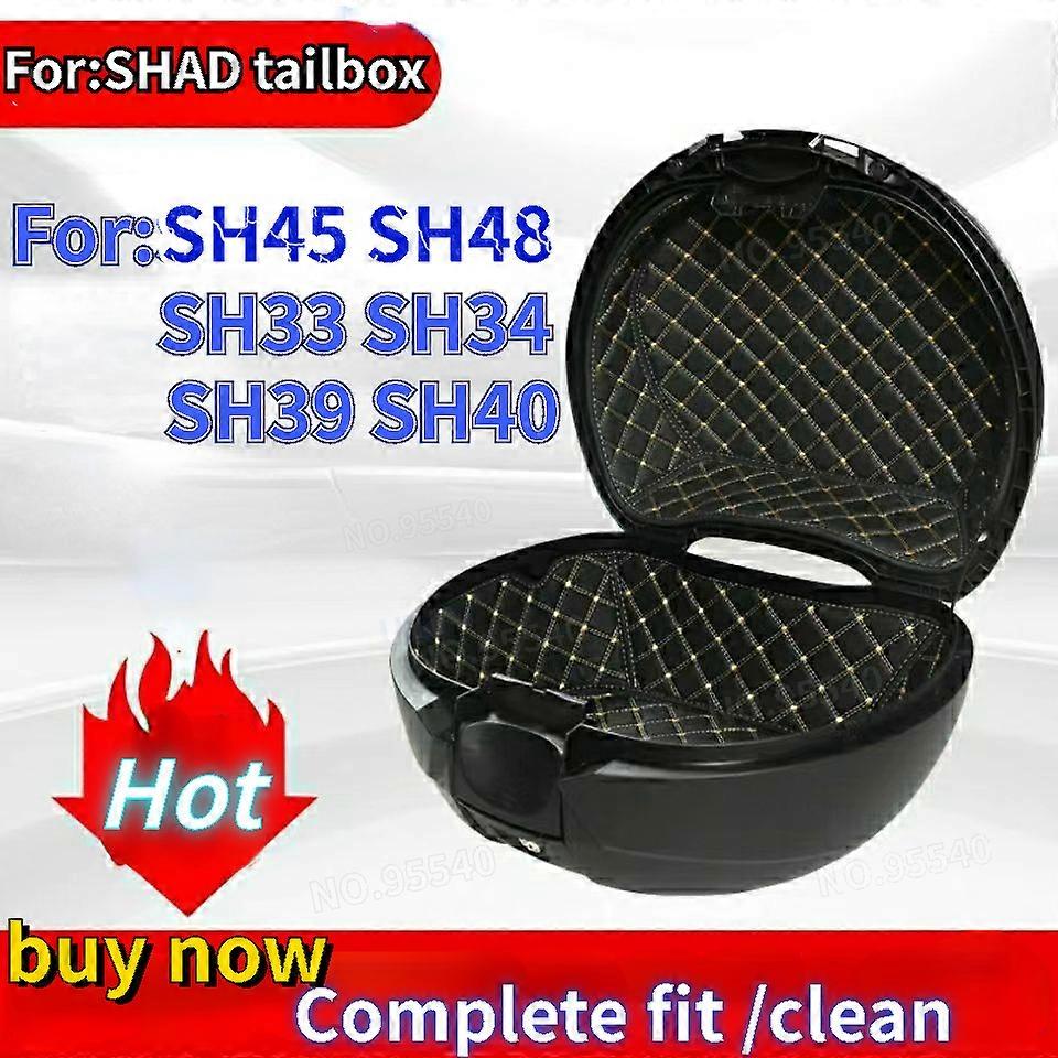 För bakbox SH45 SH48 SH33 SH34 SH39 SH40 Motorcykel Trunk Case Bakkappa Bagage Innerlåda Liner Protector Foder toppfodral