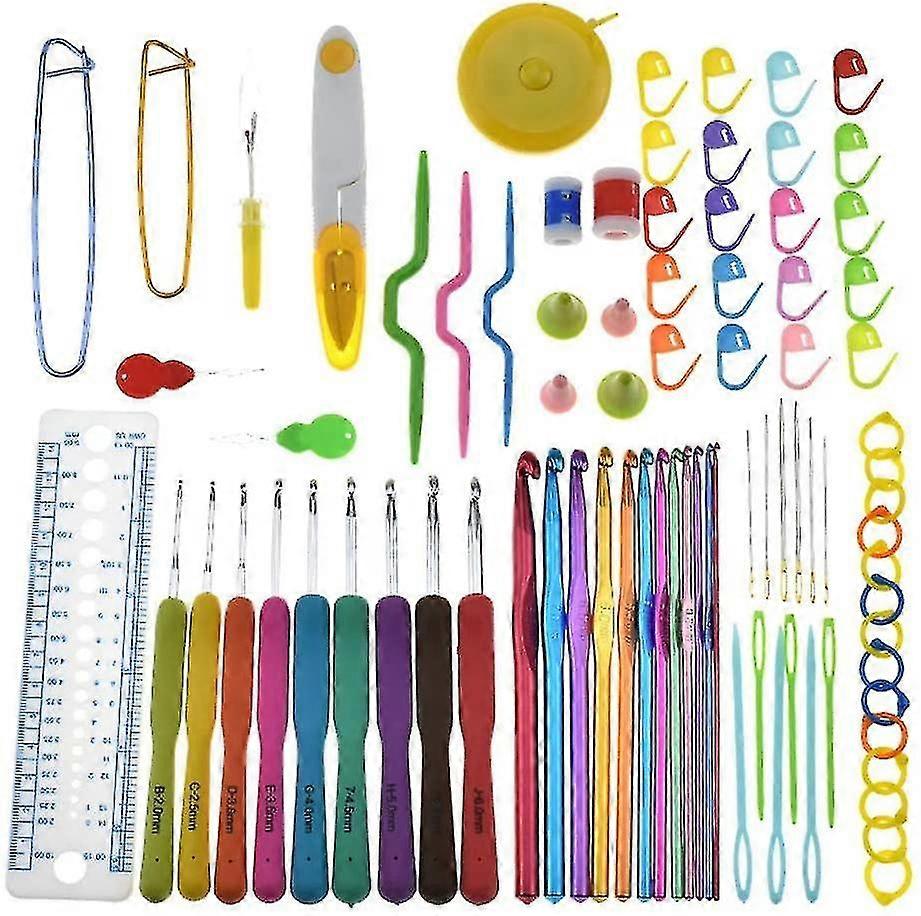 Crochet Hook Set, 85 Piece Crochet Tool