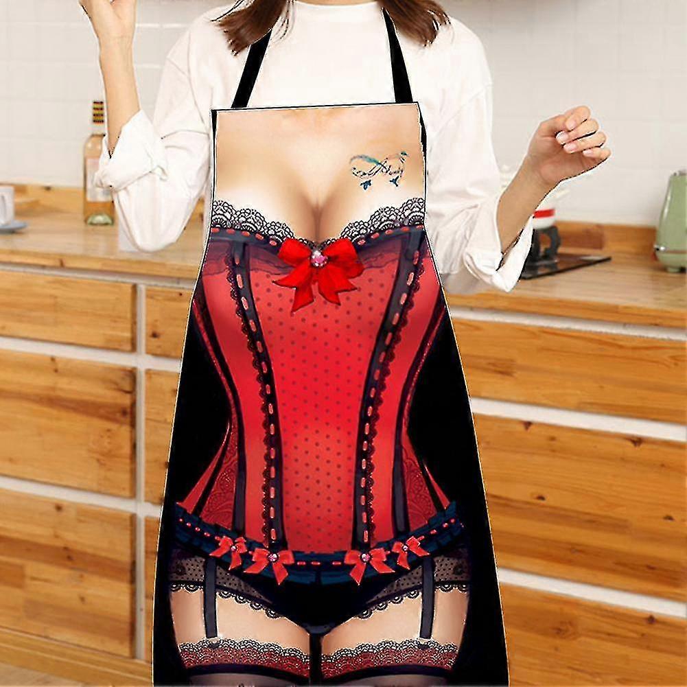 محفل مضحك شخصية الجدة واضحة وحقيقية صورة بلا أكمام حزام مقاوم للماء البوليستر العضلات رجل المطبخ المريلة