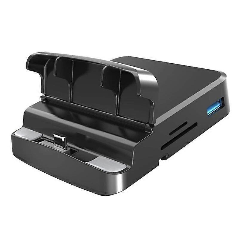 8 In 1 USB C HUB Type C Docking Station Phone Stand Compatible+USB3.0+TF Dock Power Adapter For Samsung Huawei
