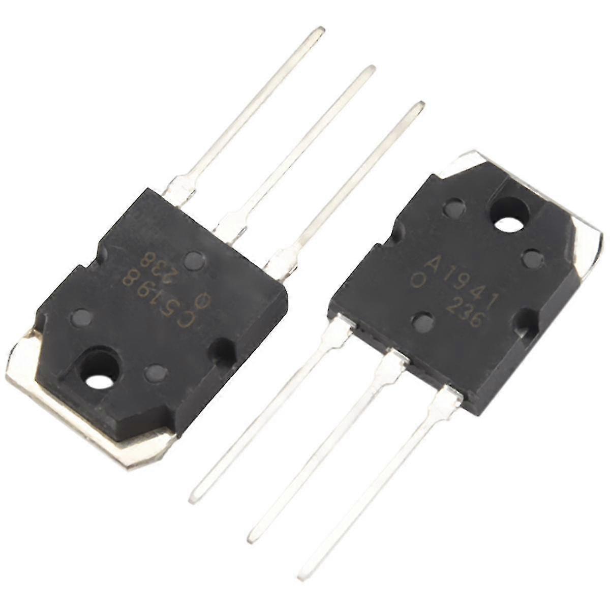 Pair A1941 + C5198 10A 200V Power Amplifier Silicon Transistor