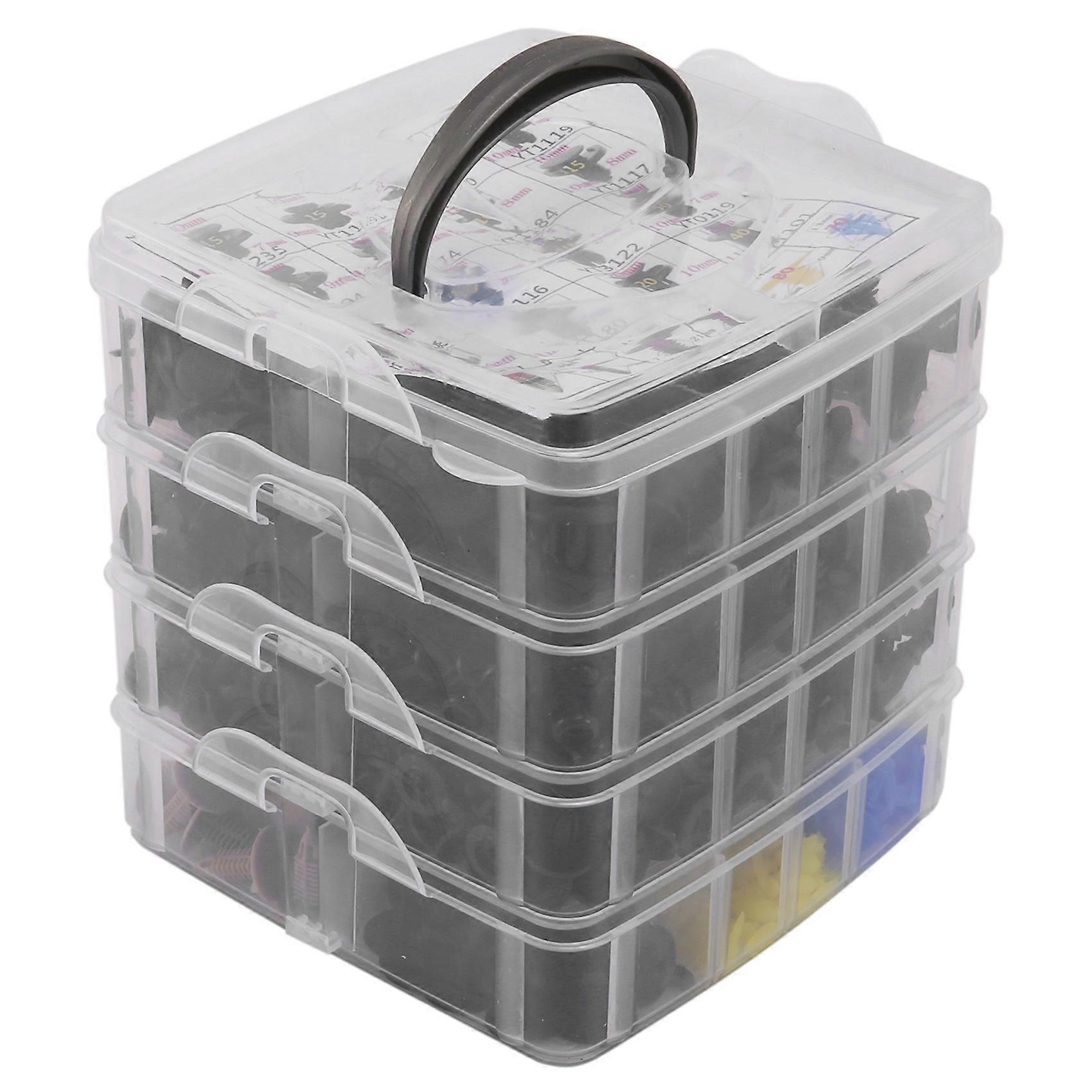 650 Pcs Voiture Attache Clips Mixte Auto Attache Clip Porte Garniture Panneau Auto Pare-chocs Rivet Push Retainer