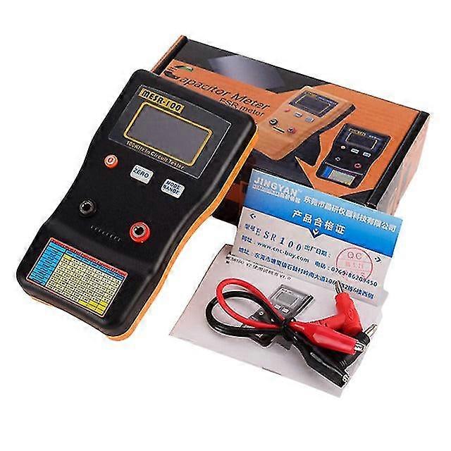 Mesr-100 esr capacitor tester capacitance ohm meter professional measuring capacitance resistance capacitor circuit tester 5v