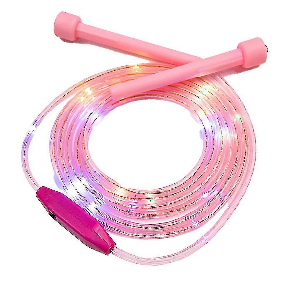 glowing jump rope for kids, develop childrens interest,fitness exercise, adjustable length