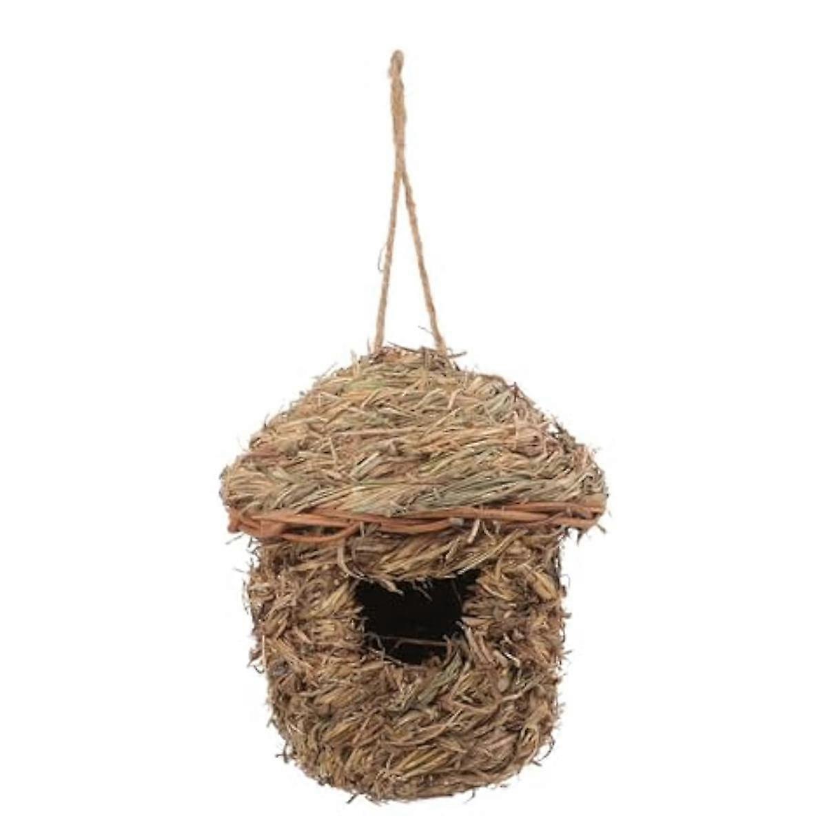 Straw Bird Nest Bird Shelter, Parrot Breeding Cave, Natural Bird Nest House