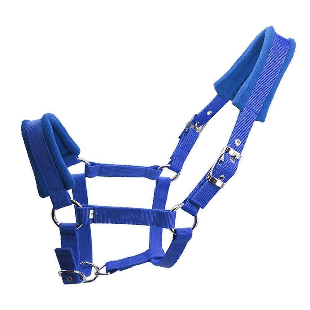 Adjustable Strap Practical Thicken Sports Horse Halter Detachable Fleece Padded Riding Equipment Multiple Sizes Double Layered