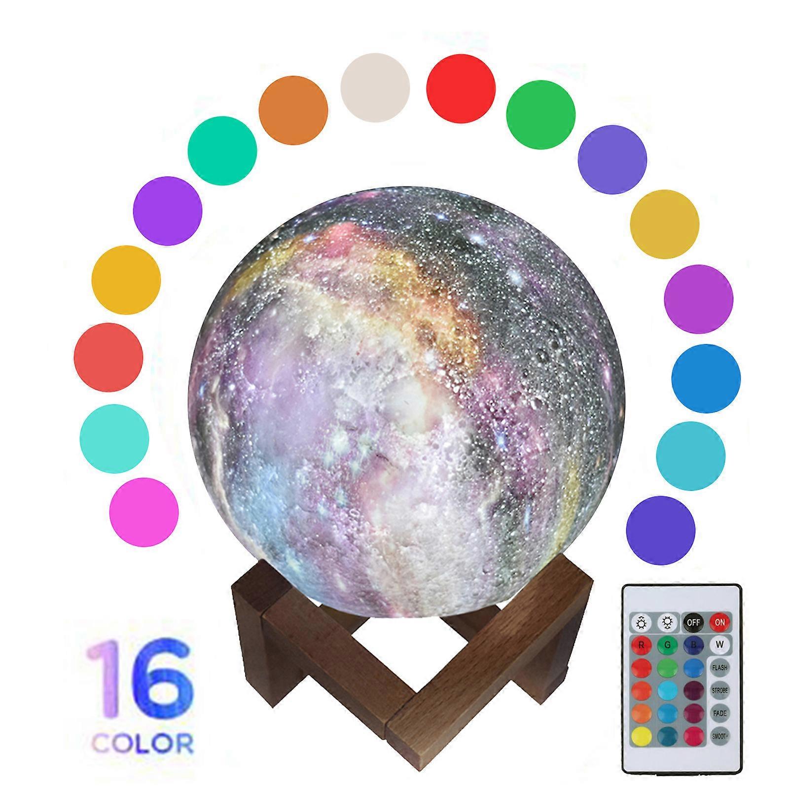 3D Printing LED Light Pat Remote Control Voice Night Creative Gift Lights