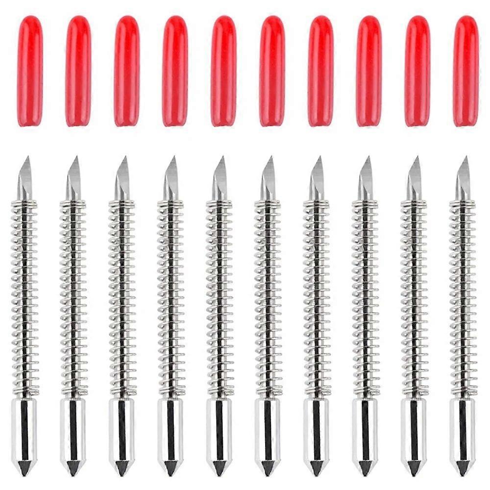 Graphtec CB09U CB09 Silhouette Cameo Kesme Bıçağı Cricut Maker için 100 Adet 45 Derece Vinil Kesici Plotter Bıçağı