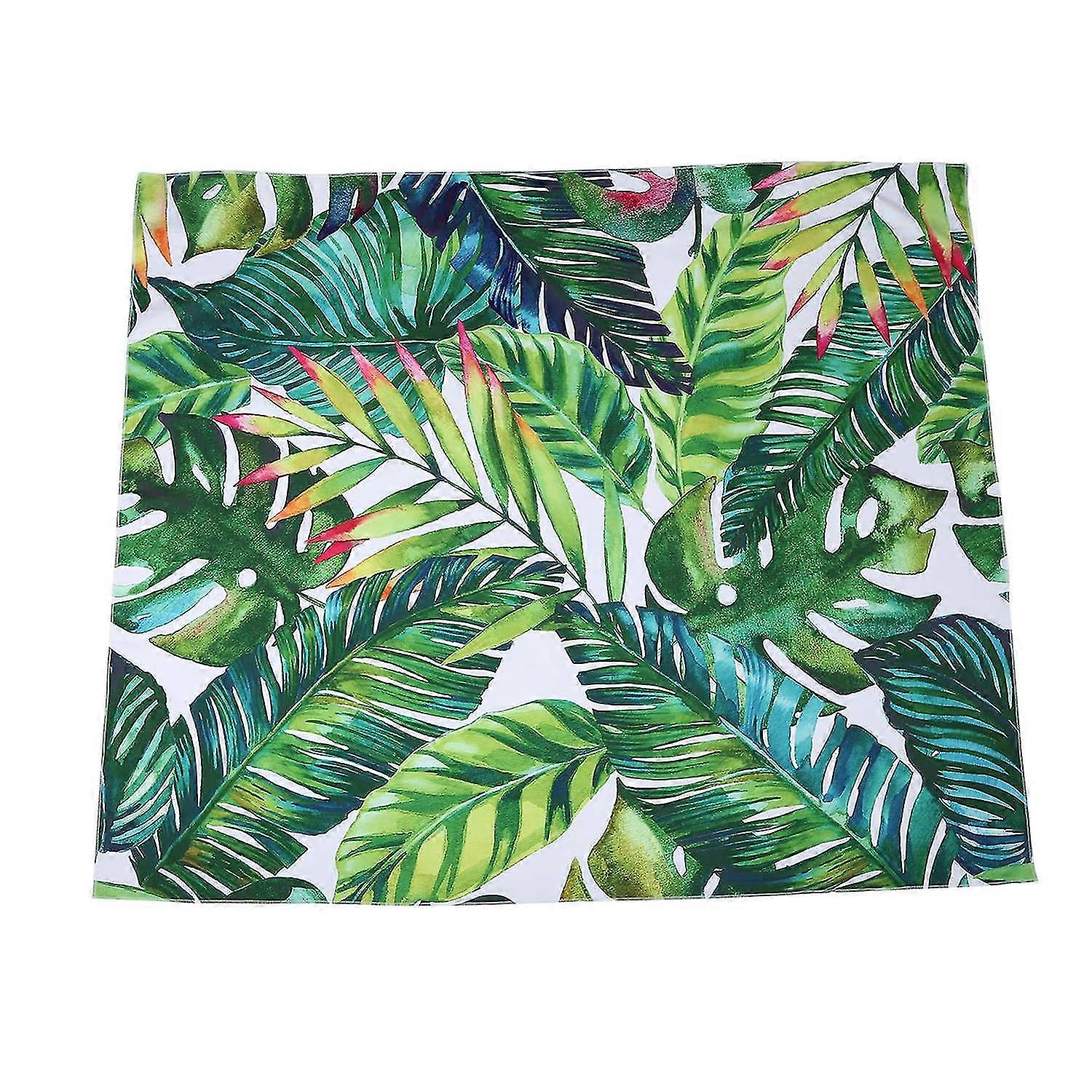 150x130cm Tapestry Beach Towel Sofa Wall Hanging Decor(green Leaves)