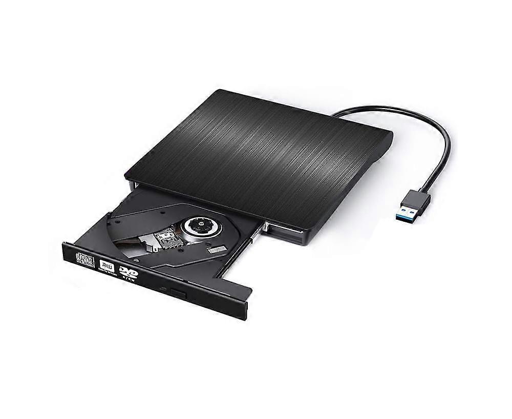External CD DVD Drive, USB 3.0 Portable CD DVD +/-RW Drive