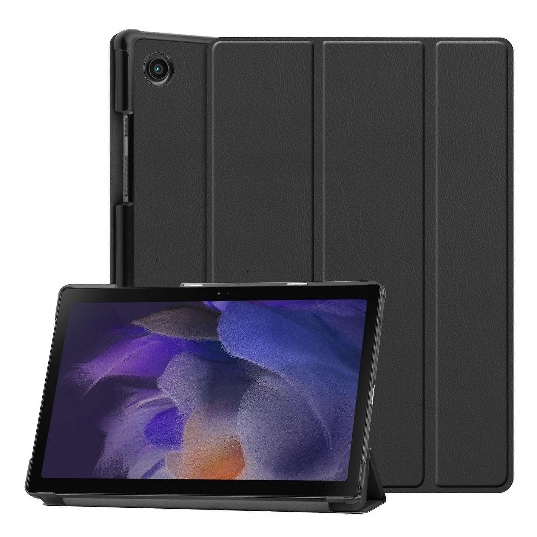 Samsung Galaxy Tab A9 Plus 11" 2023 Case, Slim Stand Hard Back Shell Protective Smart Cover with Auto Sleep Wake Feature, Black