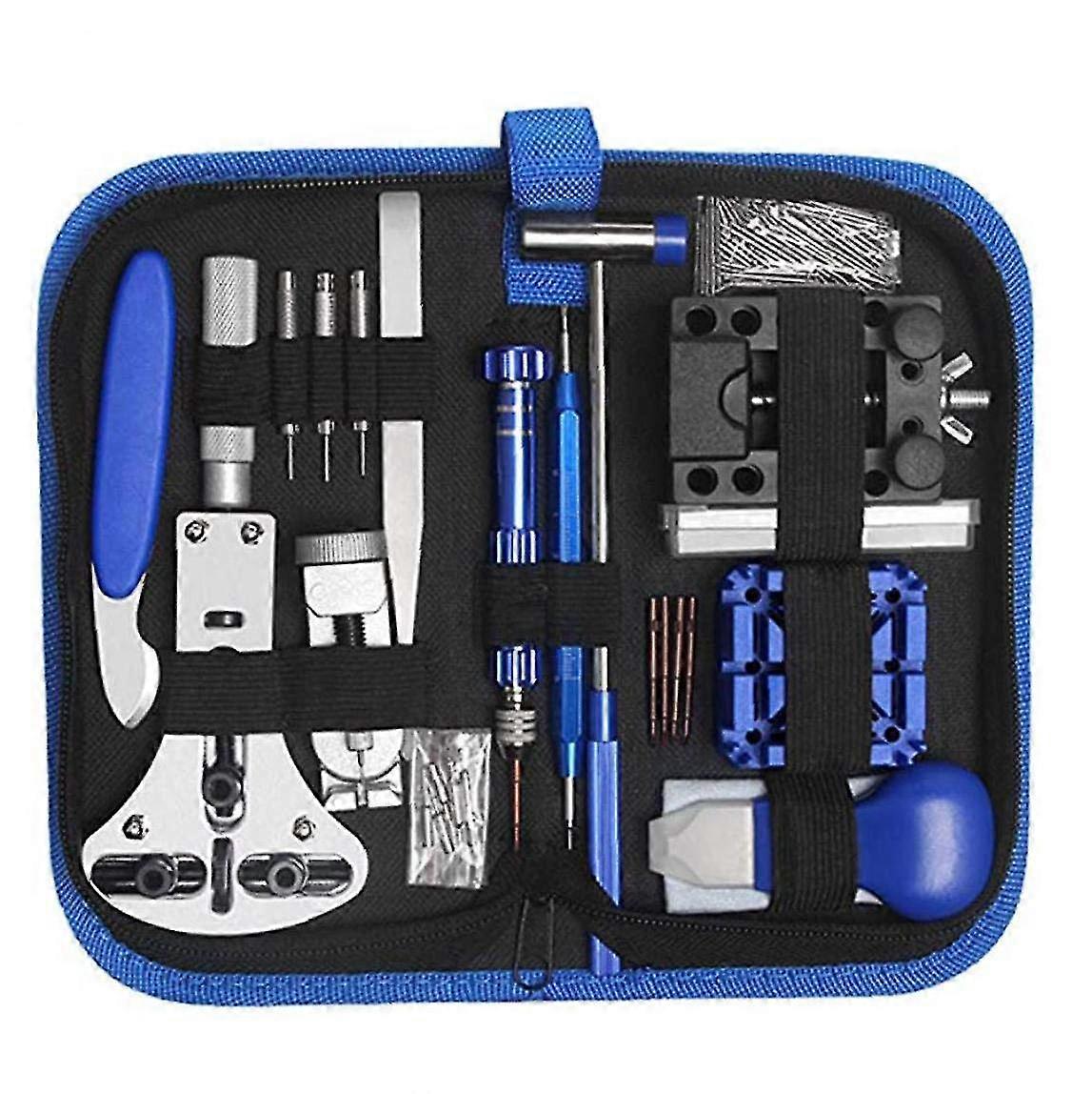 Watch Repair Kit Watchmaker Tools Band Link Case Holder Openers Spring Bar Pin Tool Set 185 Pcs Strong And Sturdy