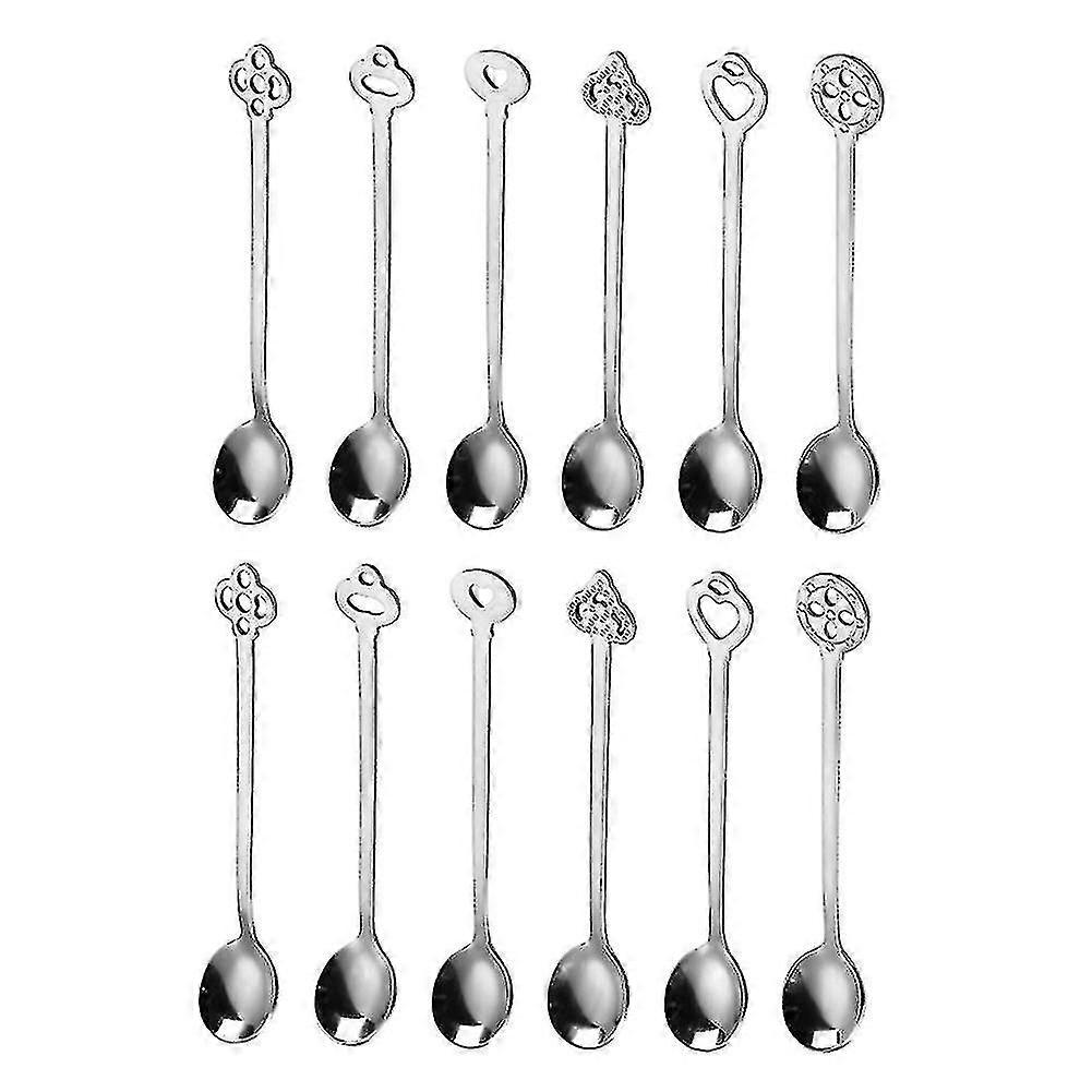 12 Stück Edelstahl Löffel