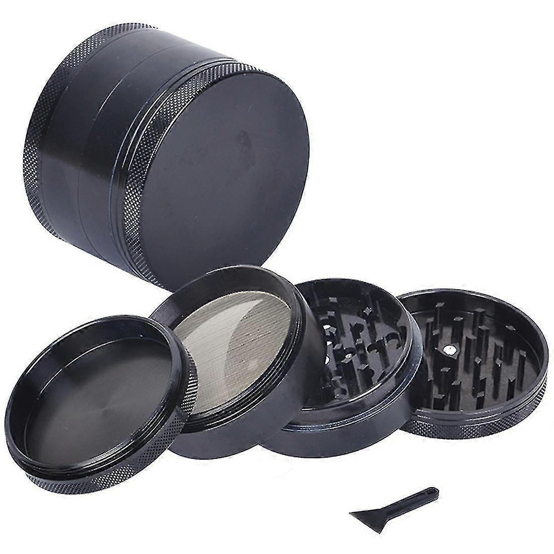 4 Layers Small Round Grinder Portable Zinc Alloy Tobacco Herb Spice