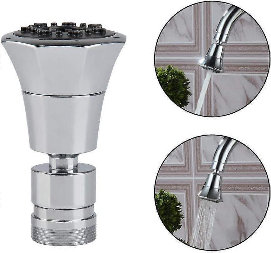 2-Function Hand Shower 2-Flow Faucet Aerator with Aerator-Faucet Attachment Swivel Shower with 360 Swivel Head Shower Head Aerator Water-Saving Jet