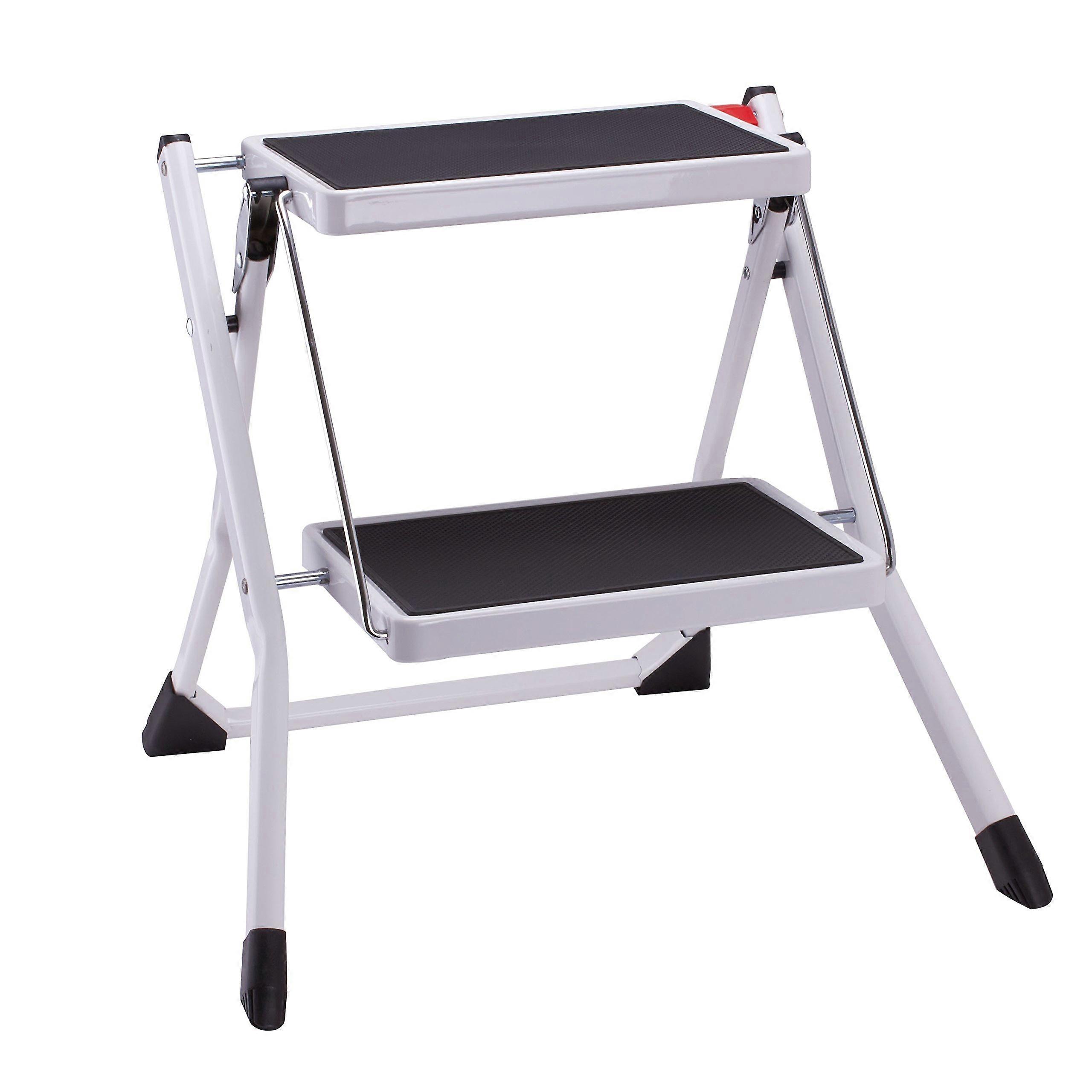 Step stool 2 steps Folding & Anti-slip light steel Max 150kg