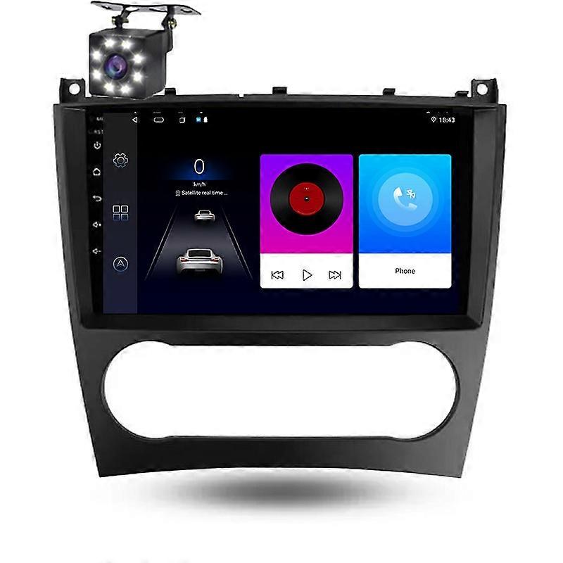 Car Radio For Benz C Class W203 W209 C180 C200 2004-2011 Video Player Carplay Navigation GPS