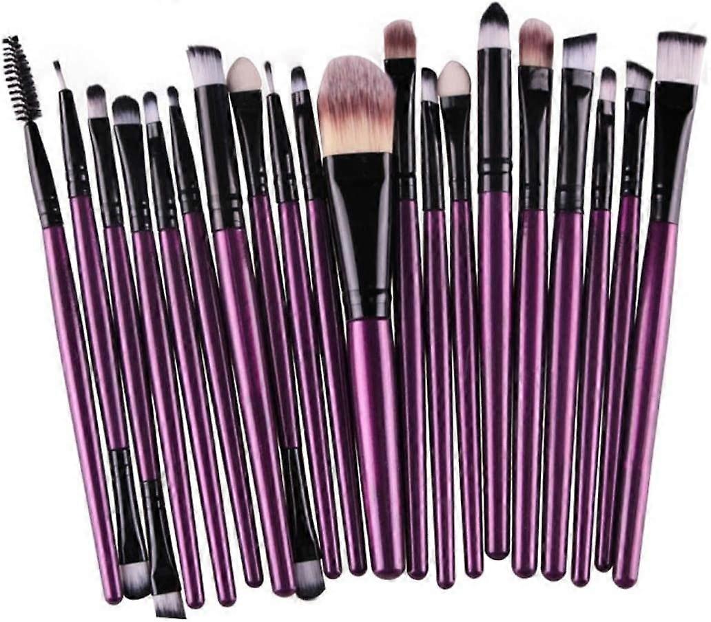 Make-up brush set for eye shadow, powder, foundation 20 pieces
