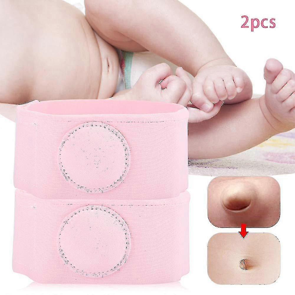 2pcs Bébé Hernie Thérapie Ceinture Traitement Enfants Nourrisson Bébé Élastique Hernie Ombilicale Protéger Ceinture