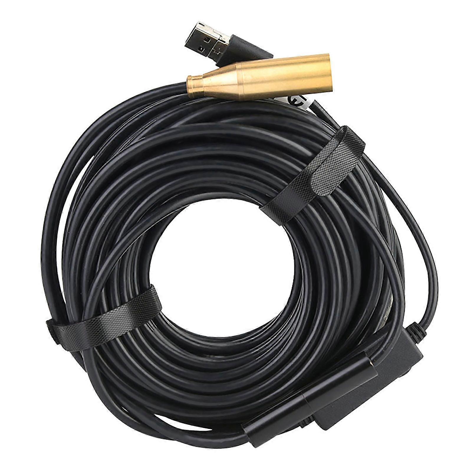 3 in 1 Waterproof Endoscope Camera - 20M USB, 8.5HD, 5 Million Pixels, LED Light for Outdoor Use