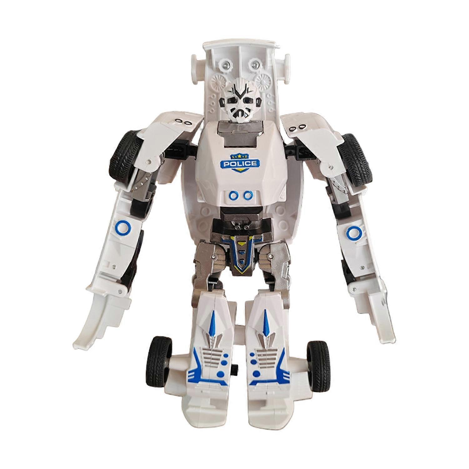 Kids Transform Robot Car Toy Inertial Drive Transforming Vehicle Model Deformation Car Action Figure