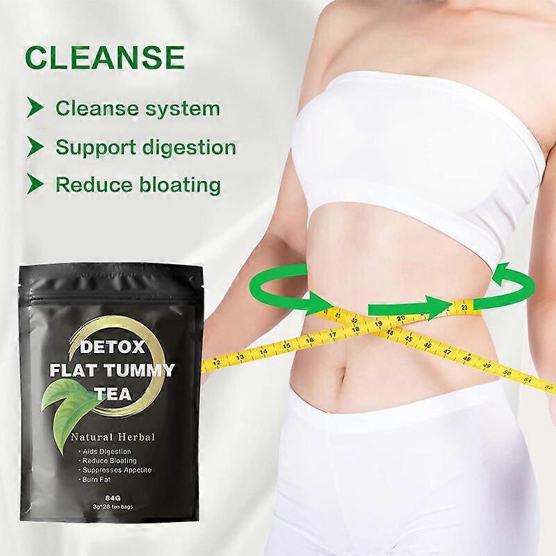 Detox Flat Tummy Tea Bag Naturale Organico A Base di Erbe Skinny Dieta Pancia Dimagrante Tè Dimagrante