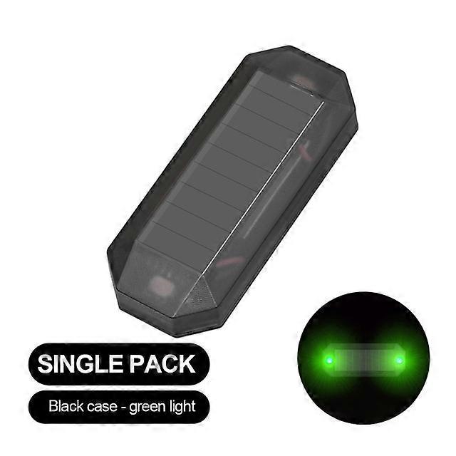 Car Mini LED Warning Light Prevent Rear-end Collision Solar Power Strobe LED Light Anti-Theft Flashing Lamp for Motorcycles