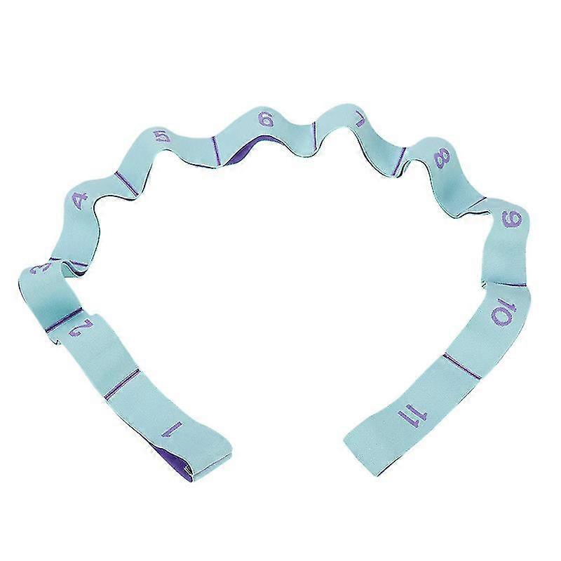 Strap Exercise Strap, Stretch   Belt Elastic Exercise Bands With 11 Rings For Pilates Workou