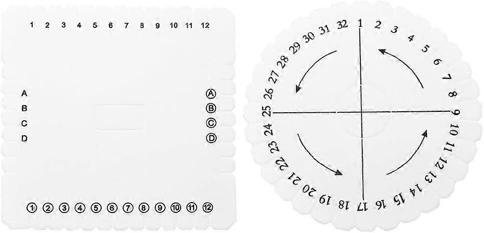 Handmade Round Square Braided Rope Bracelets (Round + Square) 2 Pieces