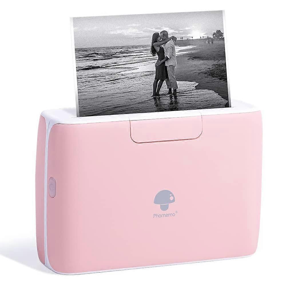 M04S Portable Travel Printer- Mobile Thermal Printer Wireless Label Printer Support 53/80/110mm Printing Width 300dpi