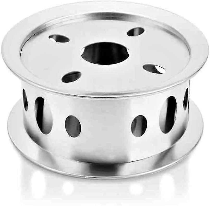 Più caldo, Scalda tè, Scalda tè, Più caldo per teiera, Scalda tè in acciaio inossidabile, Piatto riscaldante per alimenti Scaldavivande, Argento